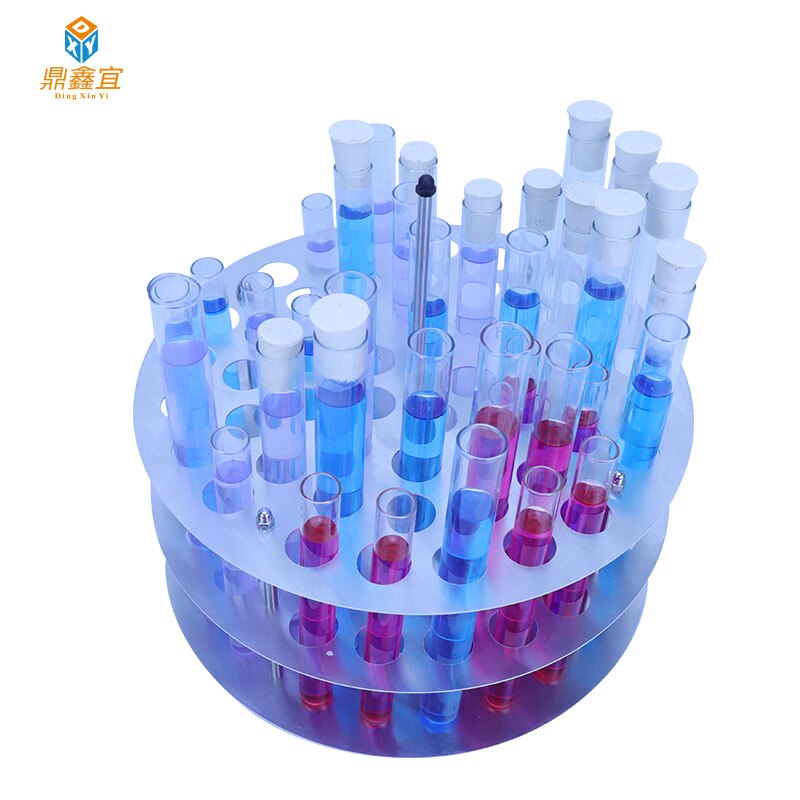 DXY Oil Bath Pot Test Tube Rack Round High Temperature Resistant Test Tube Rack Aluminum Test Tube Cage Iron Wire Cage