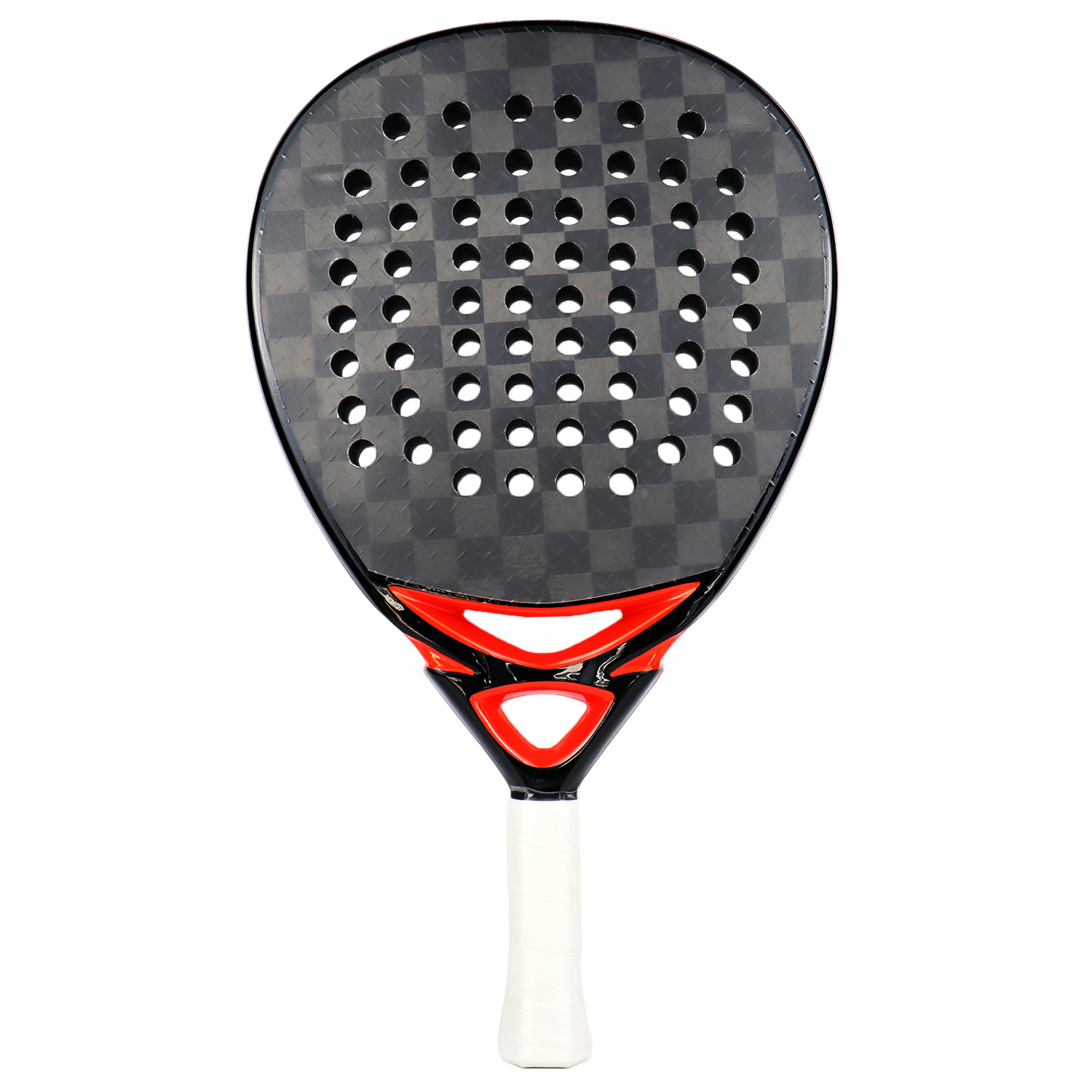 Profesjonalna rakieta tenisowa z włókna węglowego 3K/12K dla mężczyzn Szorstka powierzchnia z rdzeniem z miękkiej pianki Eva robić treningu