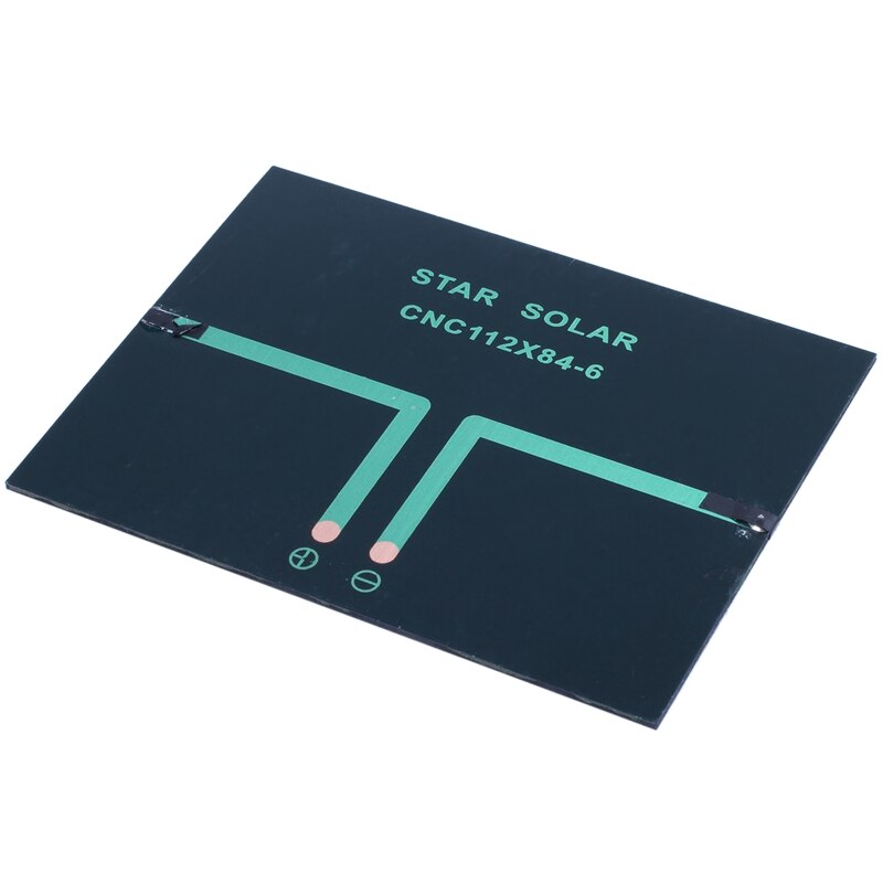 Solar Panel Module For Battery Cell Phone Charger DIY Model:65X65mm 5.5V 0.6W 90Ma