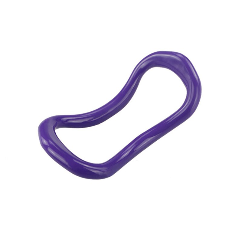 Yoga cirkel utrustning yoga ring pp yoga cirklar pilates yoga loop body workout magic hoop träningsring för hemmagympa träning: Lila