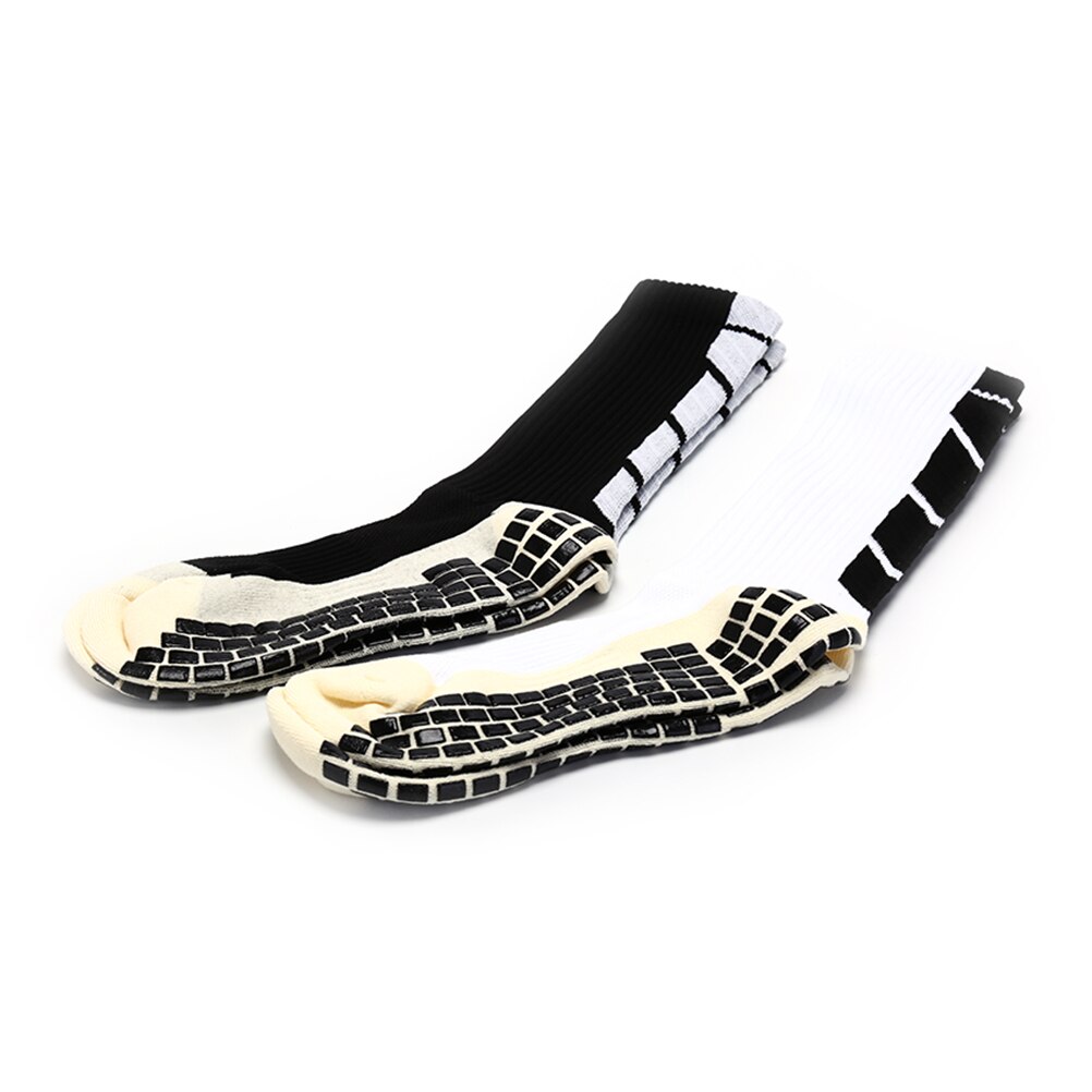 Mannen Boy Katoen Cushioned Crew Sokken Voetbal Basketbal Sport Anti Slip Hoge Sokken