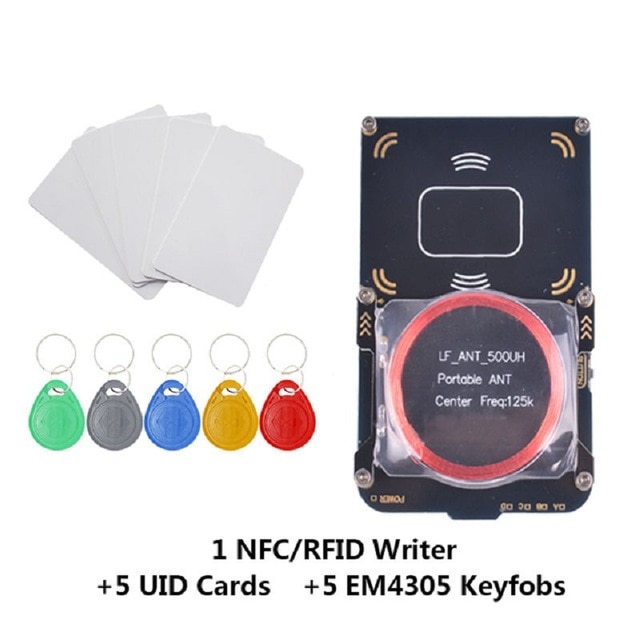 Proxmark3 512 NFC RFID Card Reader Copier Changeable Card MFOC Card Clone Crack Open Source with 13.56mhz Label: Package 2