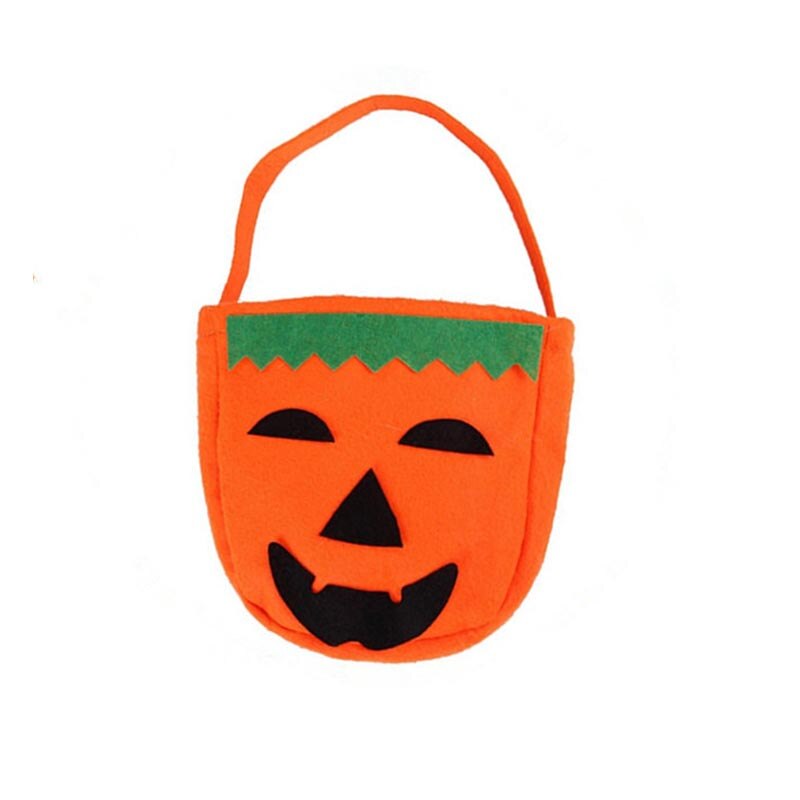 Pumpkin carrier bag candy bag Halloween bag pumpkin mesh Halloween supplies