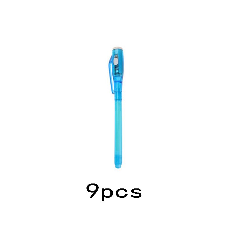 Stylo à bille magique , Invisible lumière UV, stylo à bille pour enfants, , fournitures scolaires, papeterie nouveauté: 16