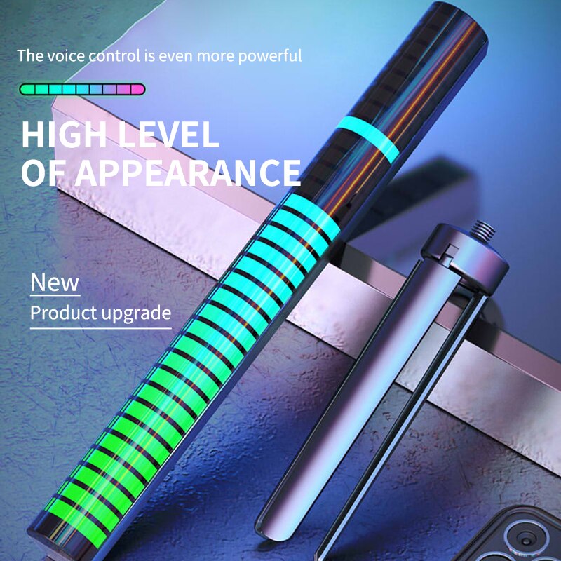 Musica RGB controllo del suono luce a portato controllo APP Raccogliere 3D luci del ritmo ad attivazione vocale colore ambientale lampade per feste di musica