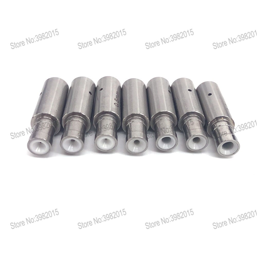 WEDM Drill Electrode Tube Ceramic Pipe Guide 6*8*30mm 1 Piece for WEDM Drilling Hole Machine