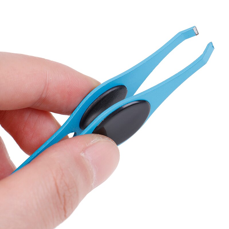 Øjenbryn klip hår skrå aftrækker rustfrit stål bryn trimmer ansigtshårfjerning