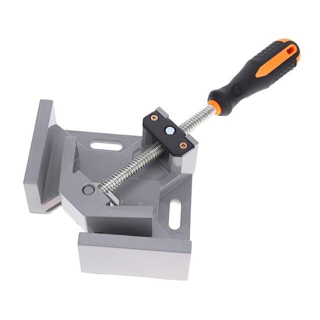 Single Handle 90 Degree Aluminum Alloy Right Angle / Angle Clip Frame Angle Clamp Tool / Flat Nose Pliers