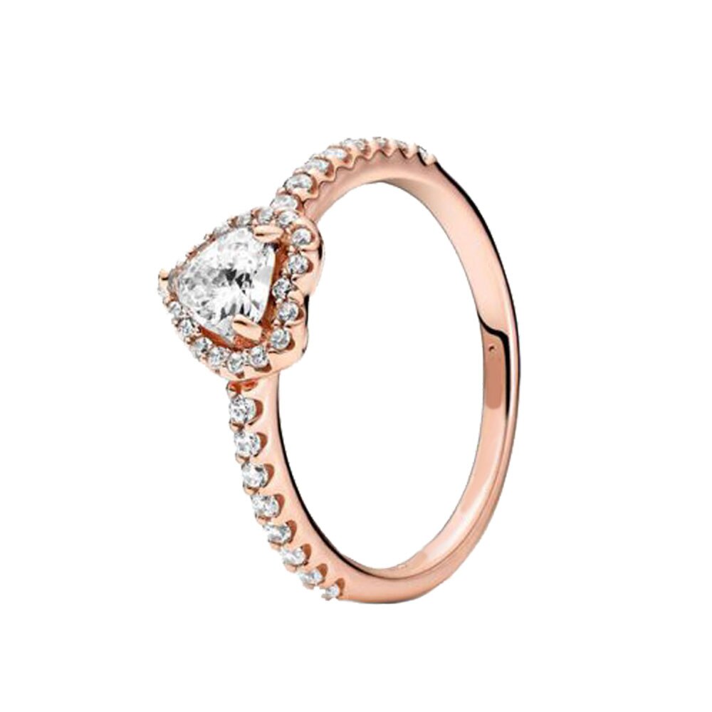 Winter 925 Sterling Silver Ring Sparkling Snowflake Rings Women Engagement Anniversary Jewelry: 7 / 111