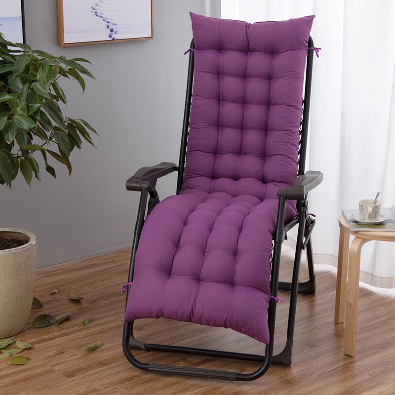 Lange Liege Kissen Schaukel Rückenlehne Stuhl Matten Sonnenschein Garten Terrasse Sonne Liege Kissen Bank Tatami-matt Hause Dekoration: violett / 48x120cm