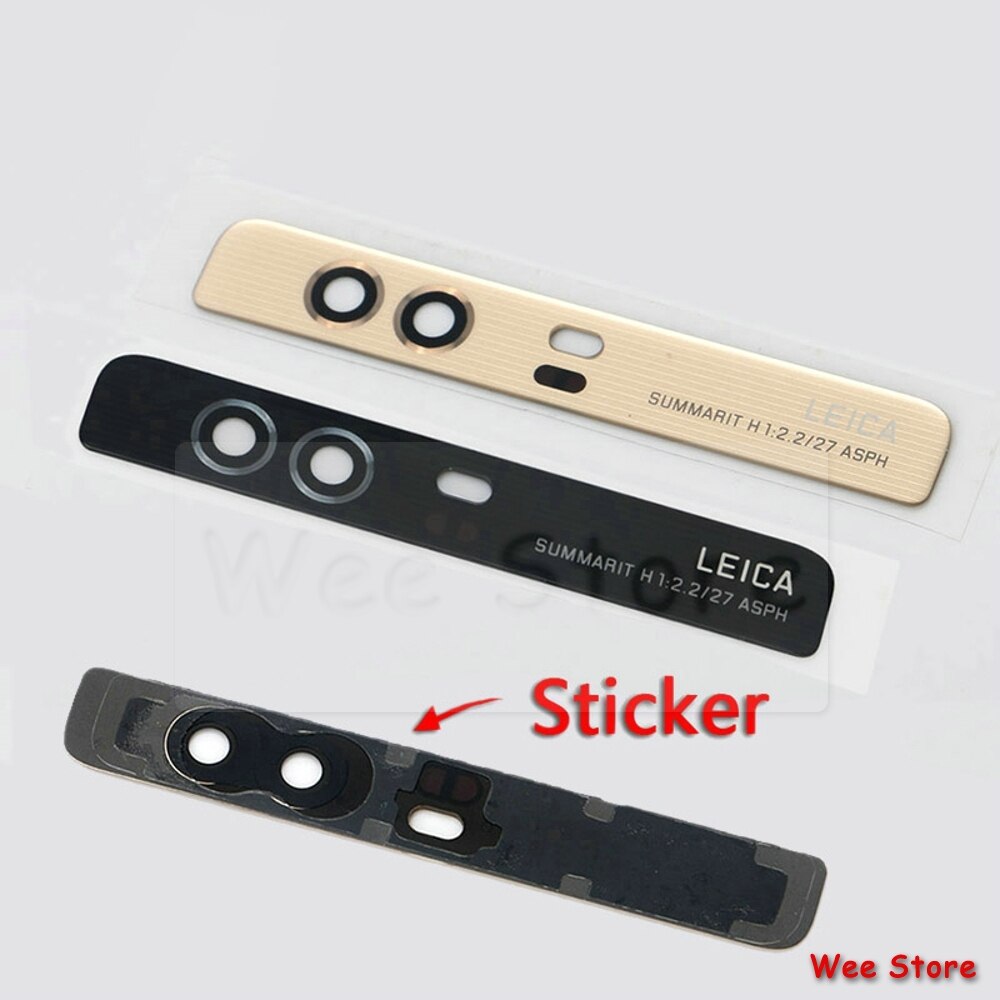 For Huawei P9 Plus P10 Plus Rear Back Camera Lens Glass With Sticker Adhesive