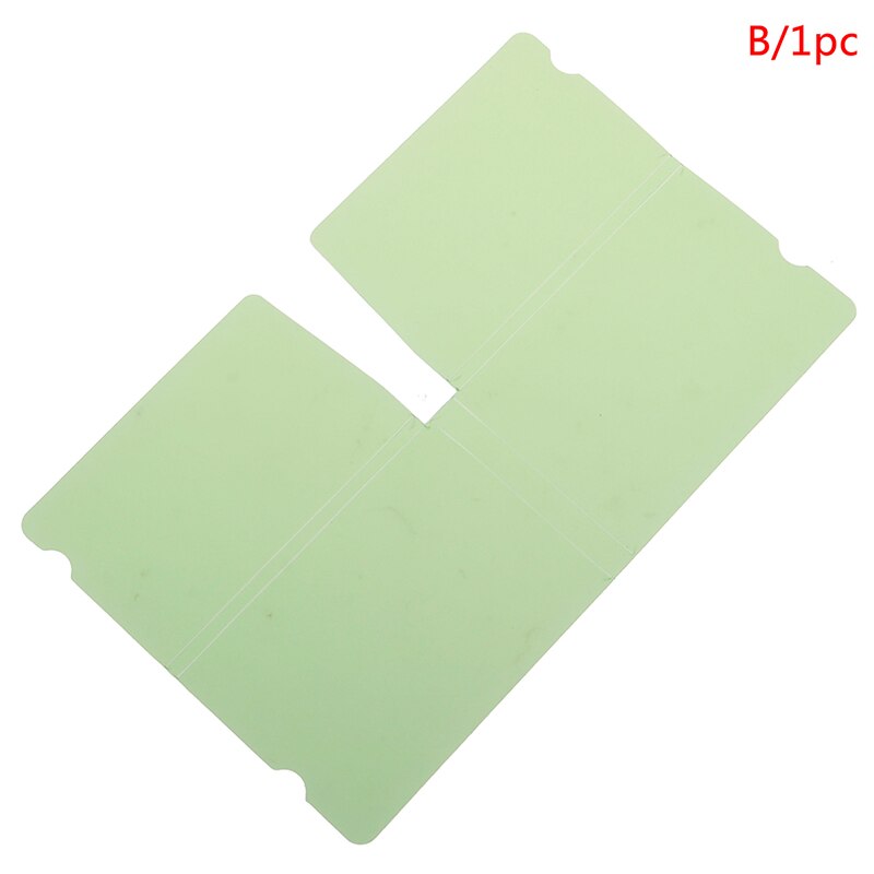 1/5 stk foldbare ansigtsmasker opbevaringsboks klip støvtæt maske etui sikkert forureningsfri engangs plastik masker klip container taske: B