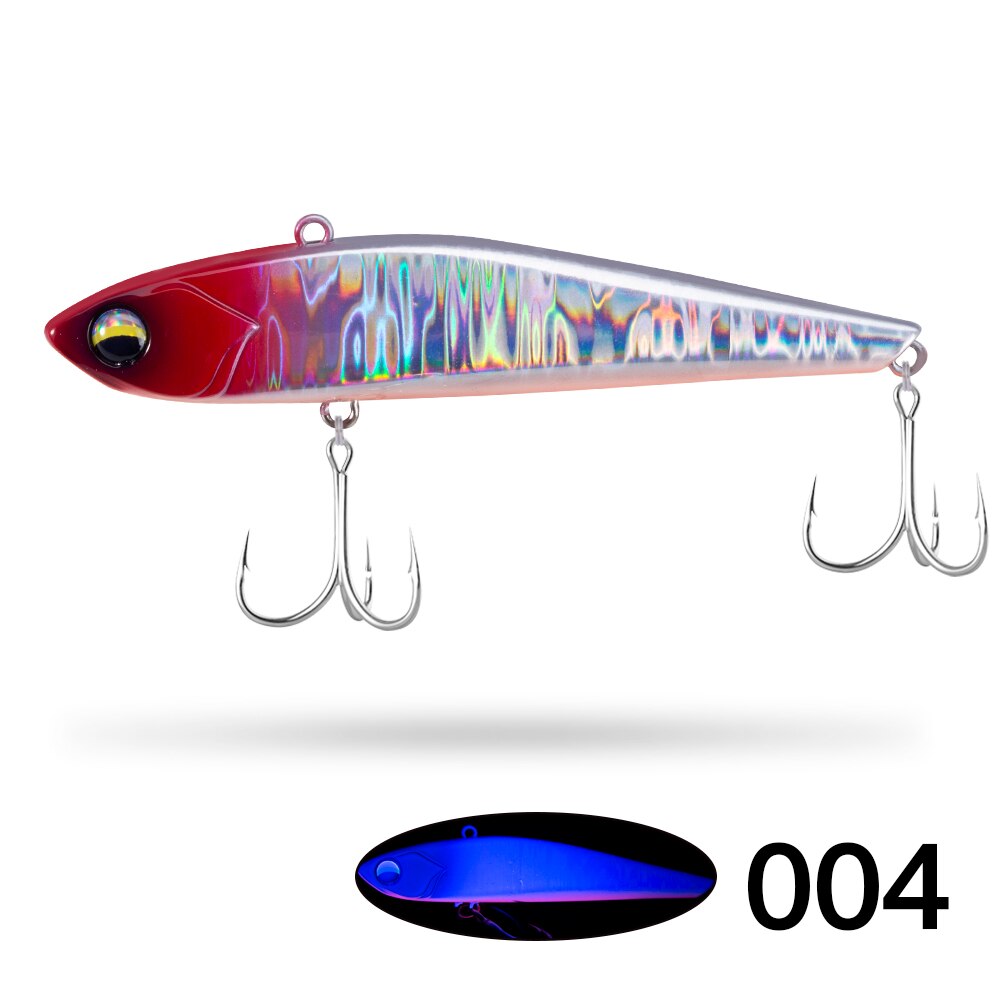 D1 nowe zimowe wędkowanie na przynęty VIB ciężkie lekkie 95mm Mini niewielkie 75mm wibracje 17g 30g Bass Pike okoń 2021 Tackle: 004 / 75mm