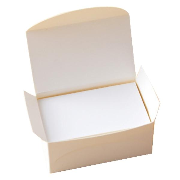 None 100pcs Double-sided Blank Kraft Paper Business Cards Word Card Message Card DIY Card-25: white