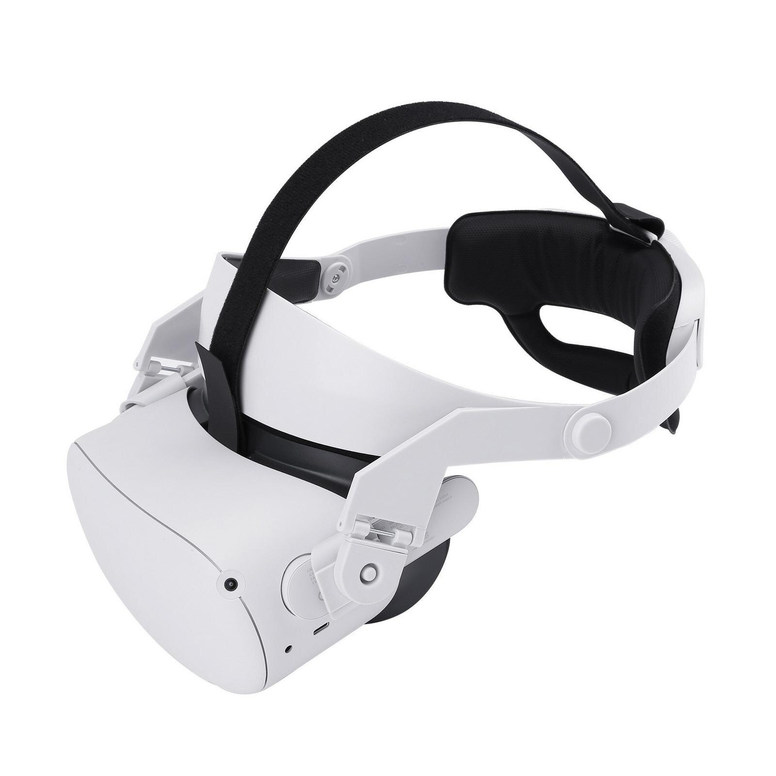 Adjustable VR Head Strap Elite Strap/ Replaces for Quest 2 White