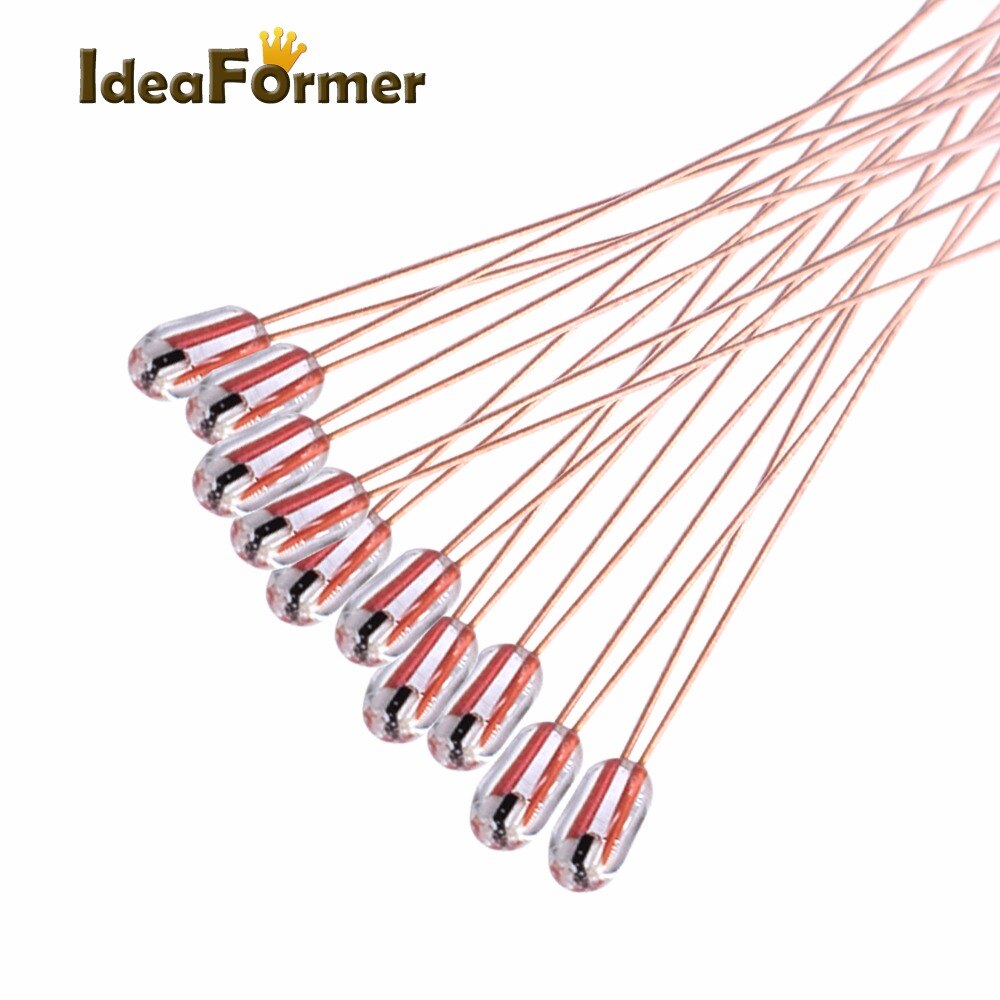 10pcs 100K ohm NTC 3950 Thermistors for 3D Printer Reprap Mend