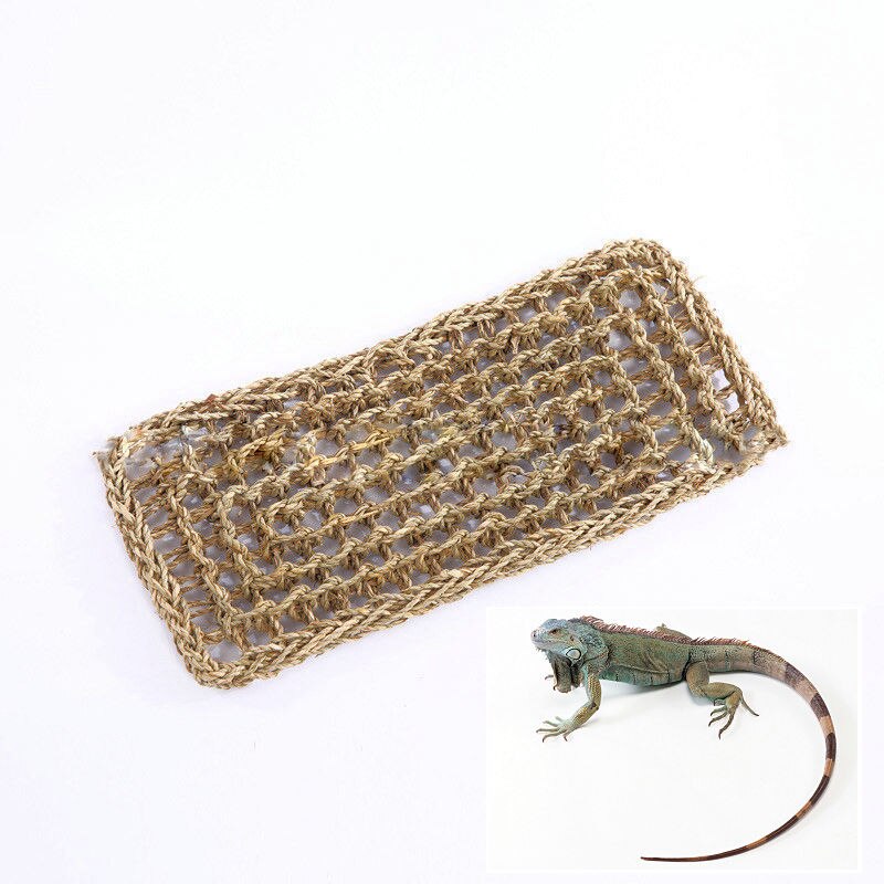 Reptil plattform hängmatta ödla solstol hängmattor geckos hängande nät tank dekor: D