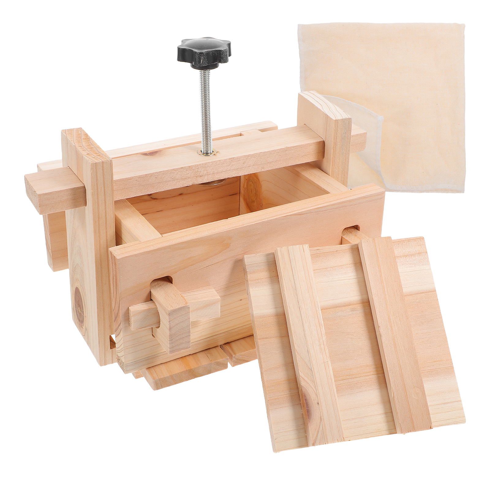 Molde para hacer Tofu, herramientas manuales de prensa, moldes para cuajada de frijol de madera, queso, pequeño Kit casero, cocina versátil de precisión