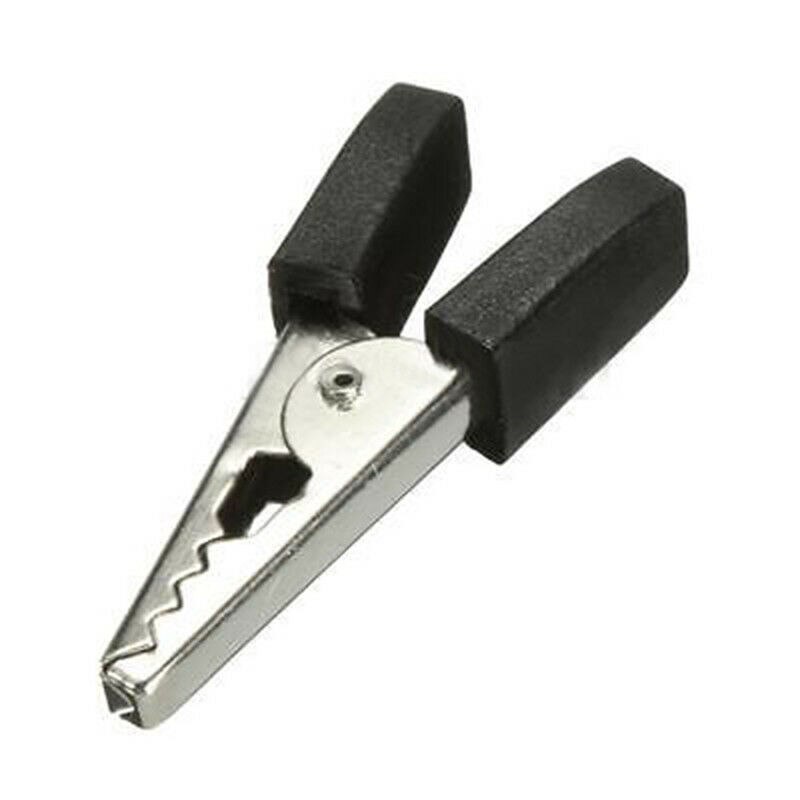 32Pcs Alligator Clip Terminal Test Elektrische Batterij Krokodil Klem Rood Zwart