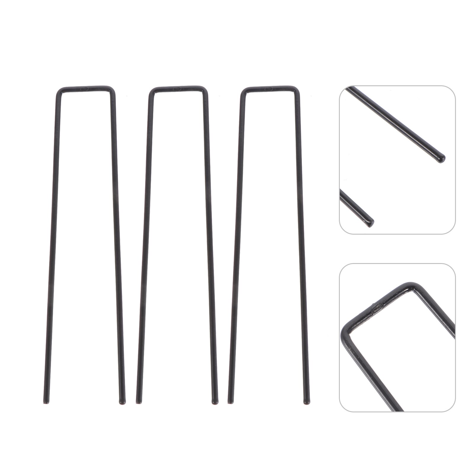 Clous épais en forme de U pour pelouse de jardin, outils de fixation pour l&#39;extérieur, 20 pièces