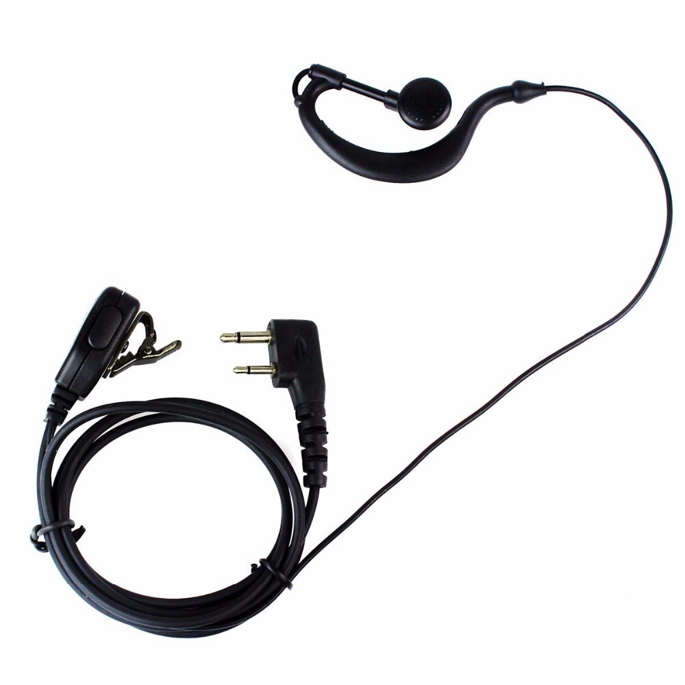 Walkie Talkie PTT MIC Radio Earpiece Headset for ICOM IC-F11 IC-F11S IC-F31 MAXON SL25 VERTEX VX-200 COBRA HH37ST Radio