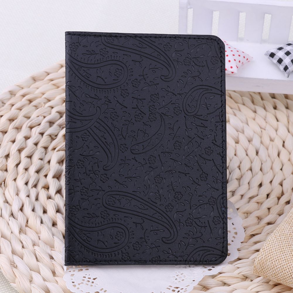 Ladies Cute Lavender Leather Passport Cover Holder Women Thin Travel Passport Leather Case: 03