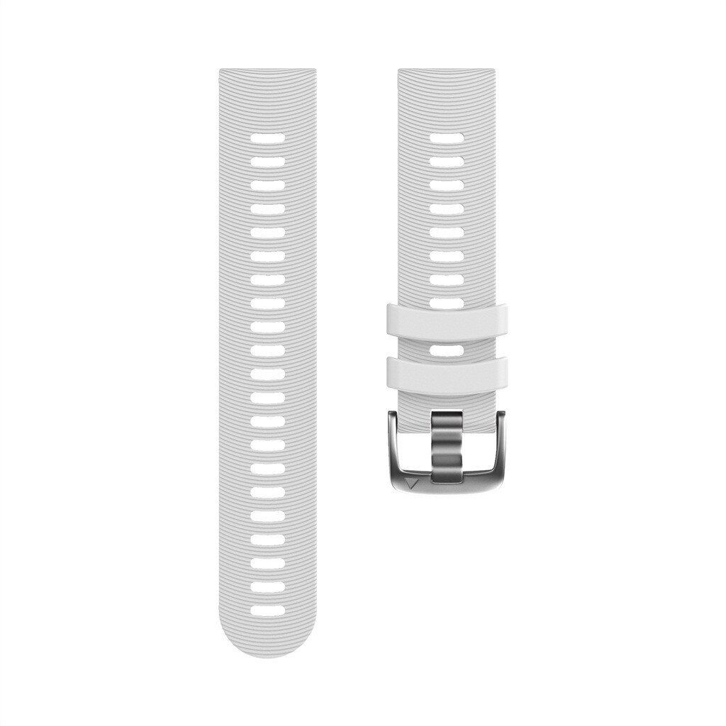 for Garmin Forerunner 245/245M/Vivoactive 3/Vivomove HR Sports Soft Silicone Replacement Watch Band Strap Bracelet Strap 19Nov06: WH