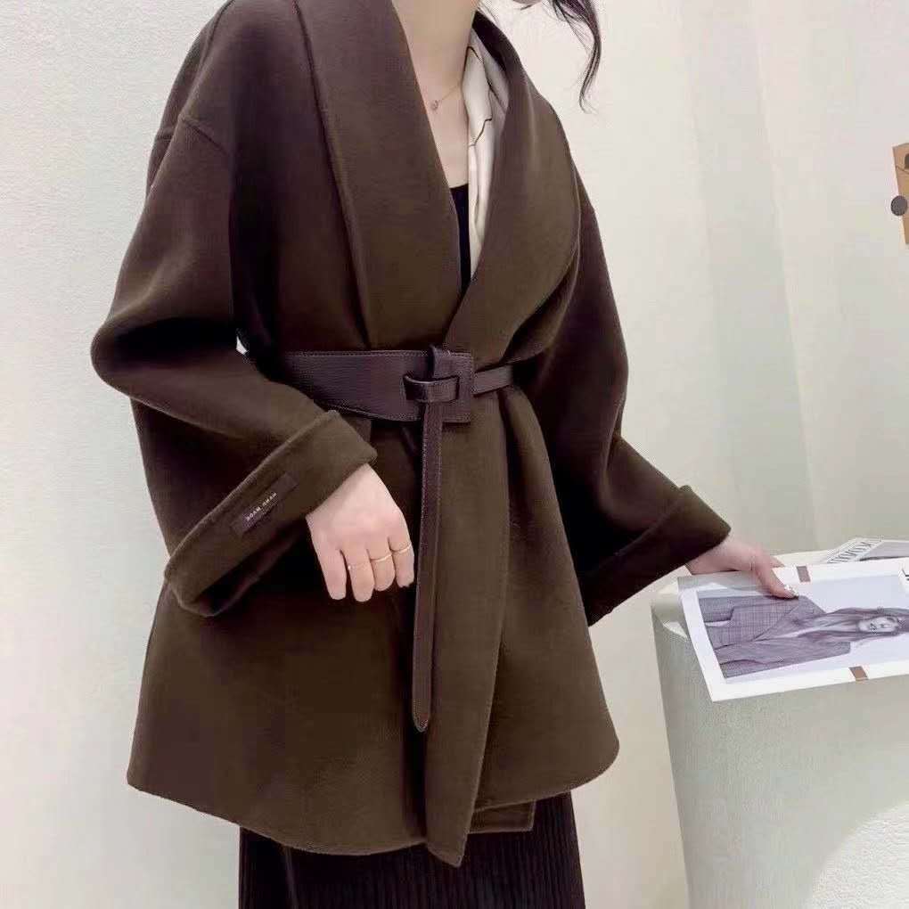 Ceinture de Trench-Coat pour femmes, Simple Pu, boucle irrégulière, nœud, ceinture amincissante, vêtements