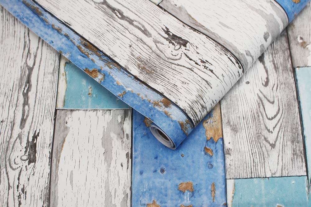 Luckyyj skræl og stick træplank tapet vinyl selvklæbende vægpapir til vægge badeværelse soveværelse boligindretning klistermærker