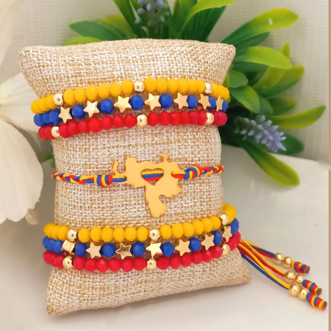 handmade Venezuela beaded bracelet, Venezuelan jewelry