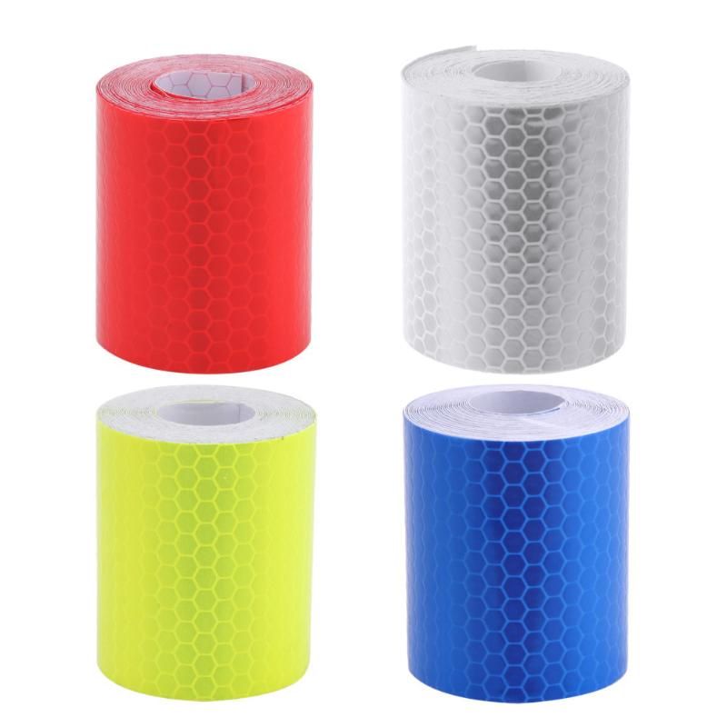Car Reflective Tape Decoration Stickers Car Warning Safety Reflection Tape Film Auto Reflector Sticker on Car Styling 5cm*300cm