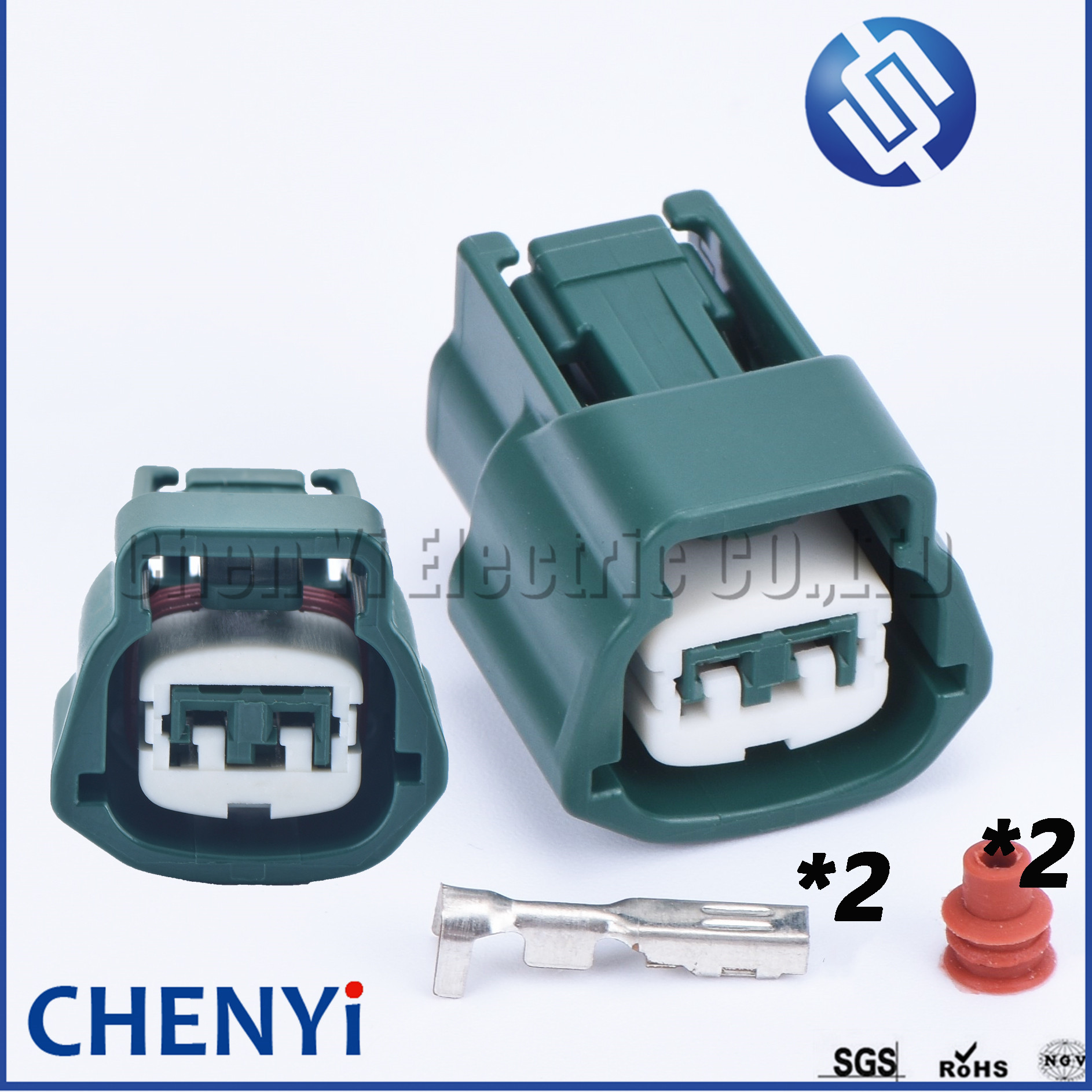 2 Pin water temperature sensor plug injector plug RB S14-SR IAC FICD ECT Engine Harness plug 6189-0772 for Nissan Infiniti: Gold