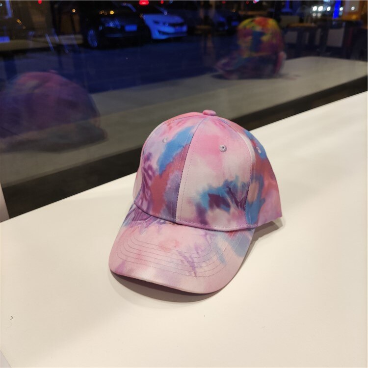 Tie Dye Graffiti Baseball Caps For Men Women&#39;s Kpop Multicolor Irregular Print Snapback Cap Outdoor Streetwear Sun Hat: 10