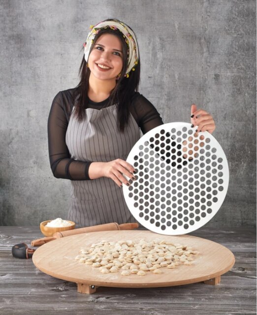 Kit Moule à Raviolis 6 Pièces - Pour Raviolis, Dumplings, Empanadas - 3 Tailles + Cuillère