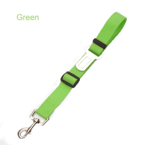 Voertuig Auto Huisdieren Puppy Seat Lead Leash Hond Harnas Voertuig Gordel Dierbenodigdheden Reizen Clip Verstelbare Pet Dog Veiligheid Seat riem: Light Green