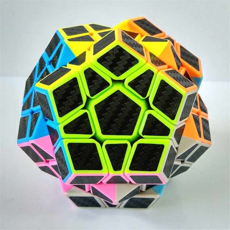 ZCUBE Carbon Faser Aufkleber Geschwindigkeit Magic Cube Puzzle Spielzeug Kinder Kinder Spielzeug Jugend Erwachsene Anweisung