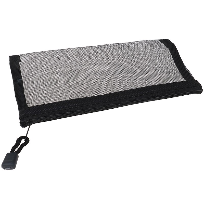 Transparent Mesh Pencil Case Office Student Pencil Cases Nylon Pen Bag School Stationery Supplies for Kid Student