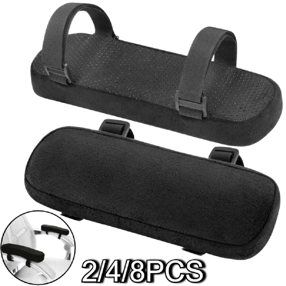 2/4/8 stk. armlænspuder til stole, albuepude til memory foam, armlænsbetræk til hjemmekontor, behagelig albuestøtte til computerspil