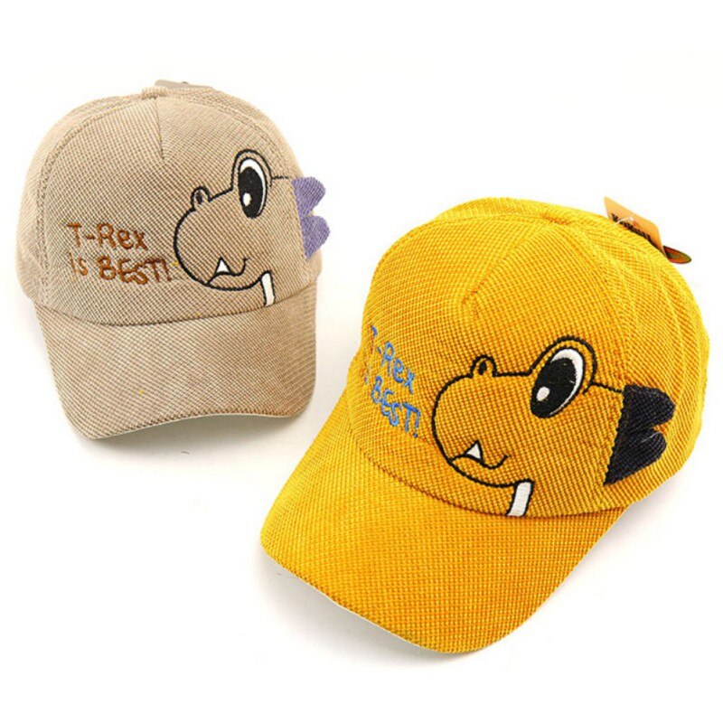 Boys Girls Children Caps Hats Child Adjustable Sun Protection Cartoon Print Casual Visors