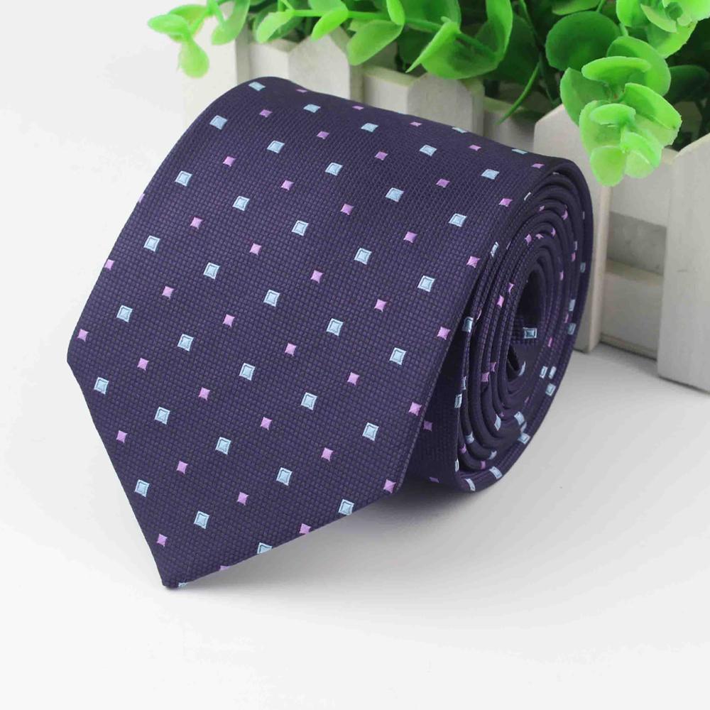 Mens Business Tie Formal Striped 8cm Jacquard Wedding Necktie Narrow 3.15inch Classic Corbata Neckwear Official Gravata: 7