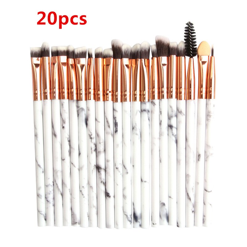 15 Stuks Make Up Borstels Multifunctionele Make-Up Kwasten Concealer Oogschaduw Foundation Make-Up Borstel Set Tool Pincel Maquiagem: White