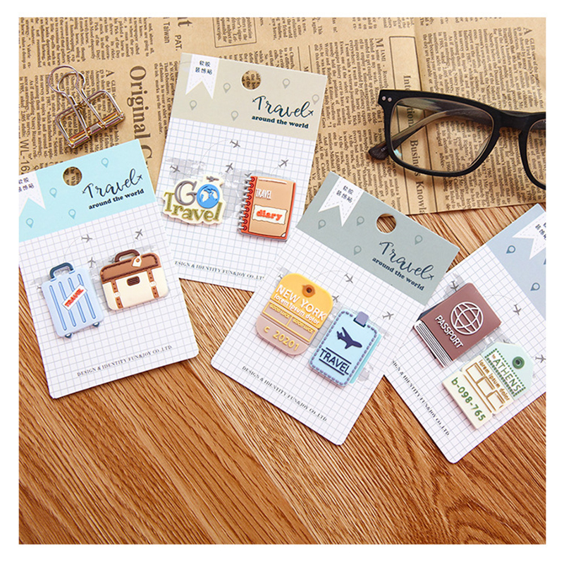 Computer stickers 3D bubble stickers soft plastic decorative painting stickers Refrigerator notebook stickers
