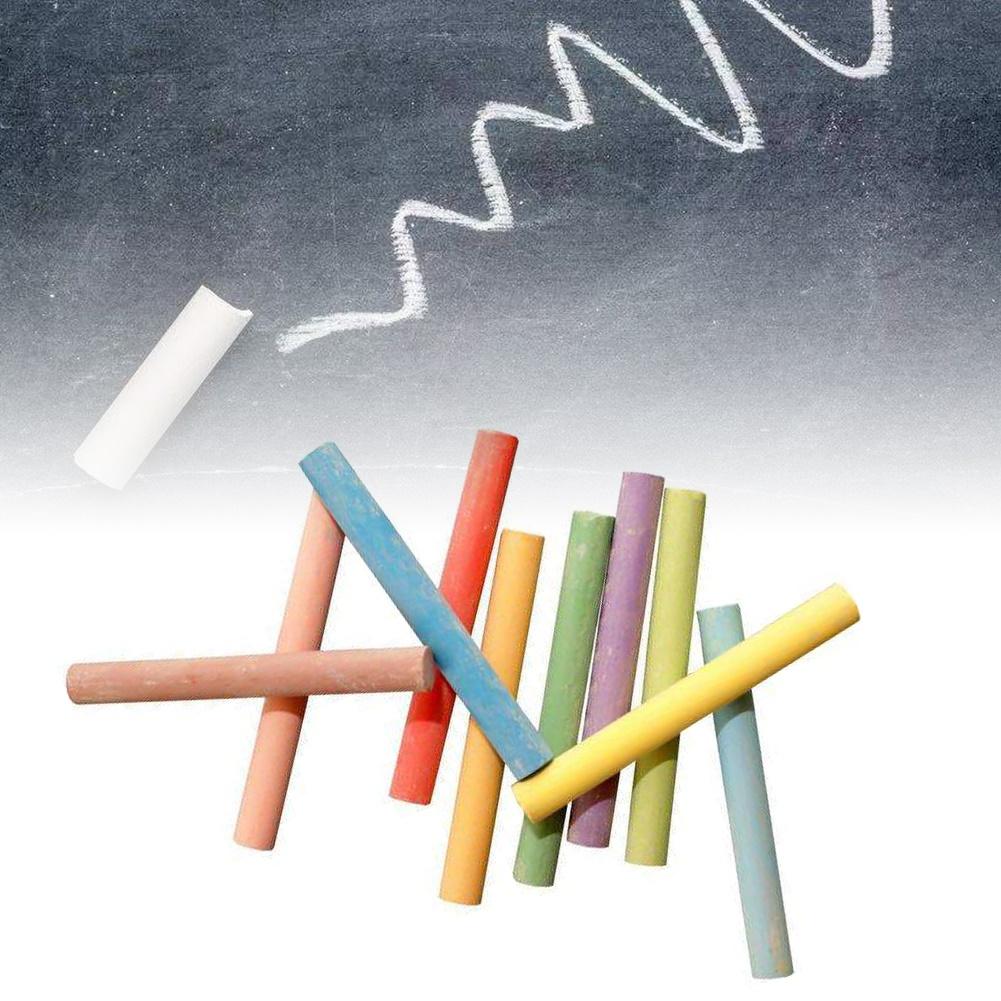 12 Sticks Stofvrij Tekening Krijt School Kantoorbenodigdheden Met Krijtbord Gum Voor Kinderen Schoolbord Tekening Krijt