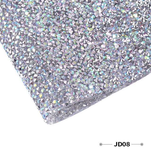 Tapis de Table pour Nail Art en diamant, avec strass brillants, lavable, support de manucure, coussin d&#39;entraînement pour Salon de beauté, 40x25CM: JD08