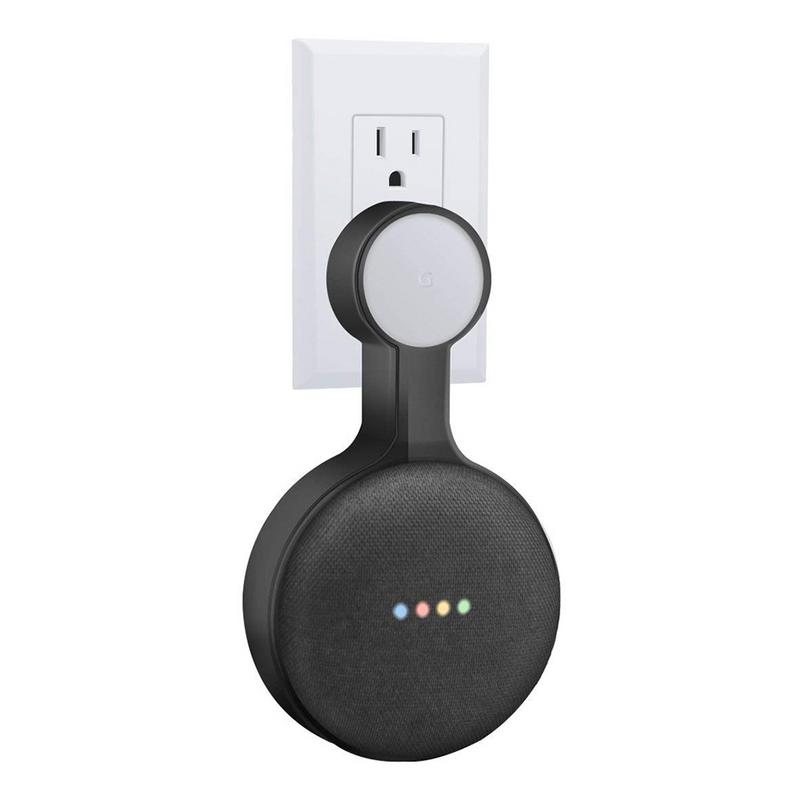 Stöder endast eu & us-kontakt stöder inte uk och au-kontakt väggfäste hållare sladd hantera fäste för google home mini röststativ