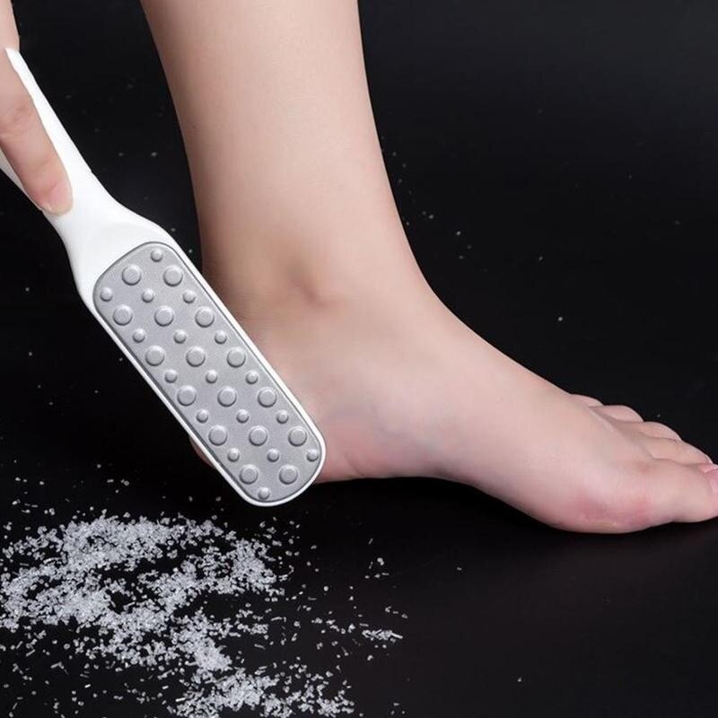 Rvs Voet Bestand Professionele Dubbele Side Voet Remover Hak Voet Bestand Rasp Hard Eelt Rasp Rasp Huid Dode F5F6