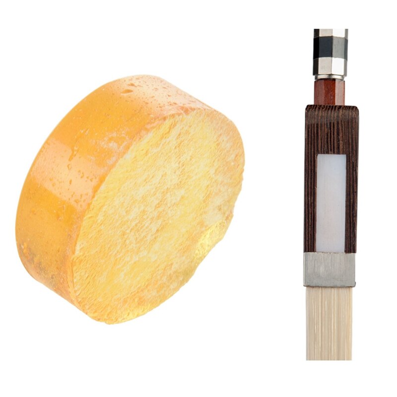 25g erhu hars vioolhars transparant gele hars handgemaakt afgerond met 4/4 cello strijkstokken brazilwood strijkstokken