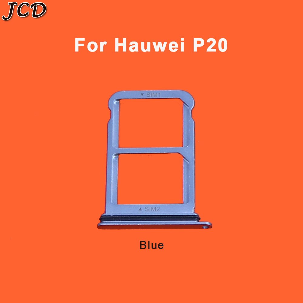 JCD Für Huawei P20 Profi/P20 SIM Karte Tablett Halfter Slot Adapter Sockel Dual SIM Ersatz Teile: P20 Blau