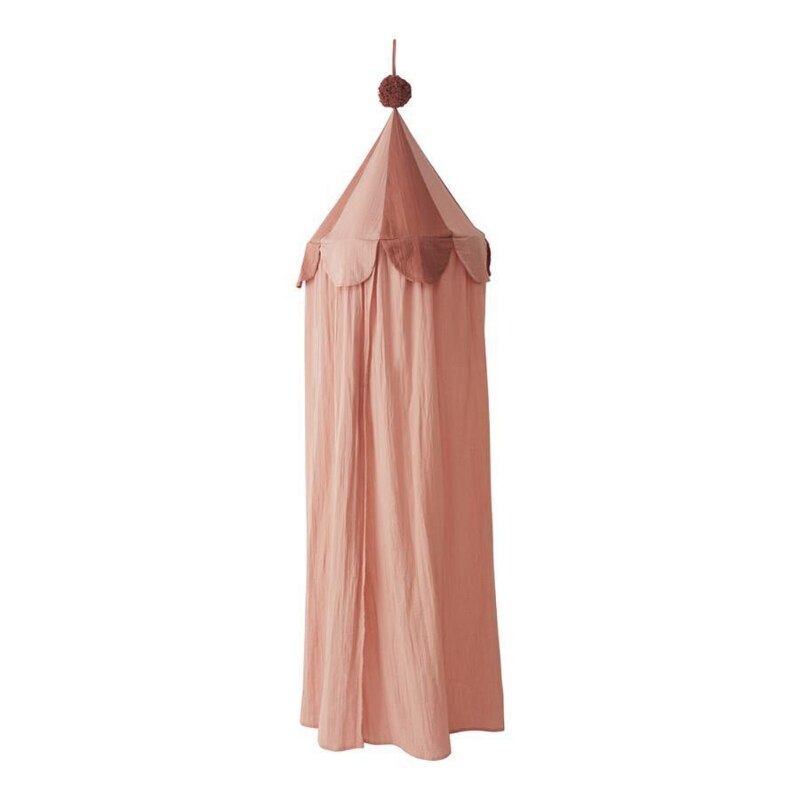 Anti moustique coton bébé princesse lit baldaquin filles chambre décoration lit baldaquin P31B: Rose