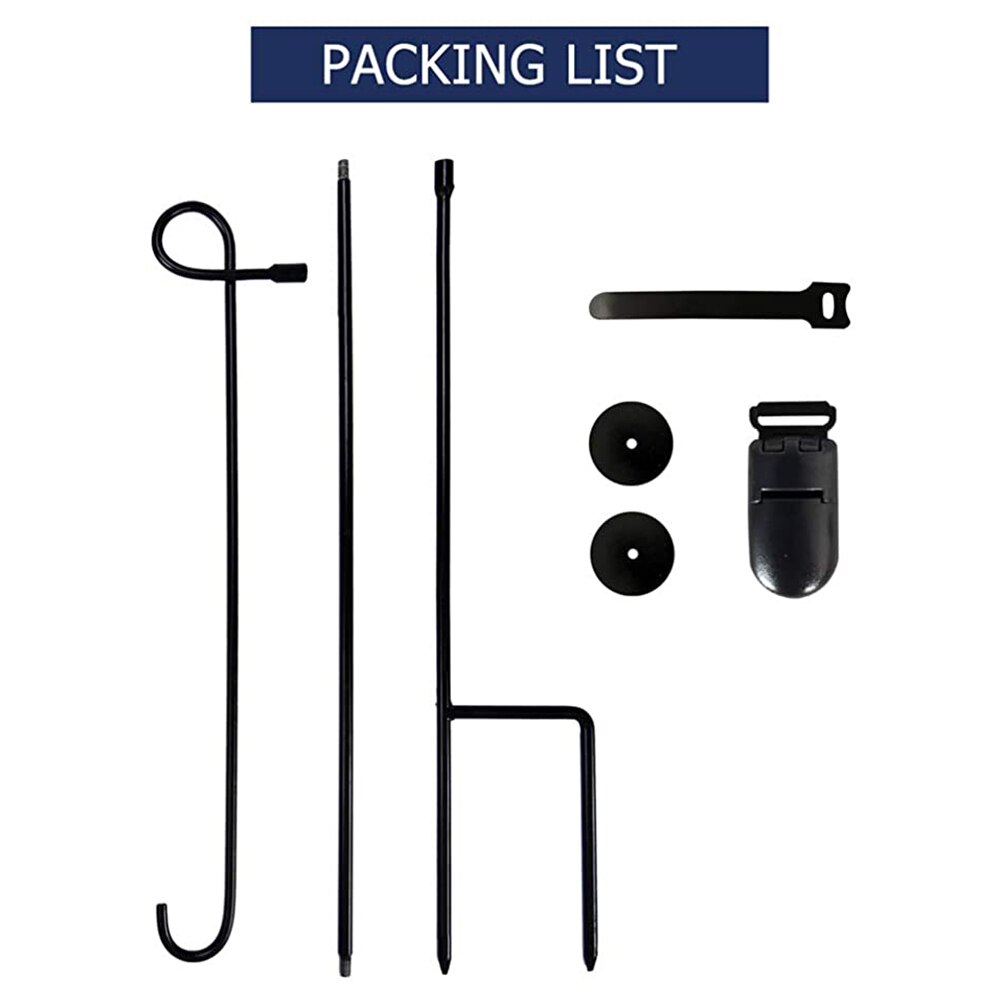 Tuin Vlag Stand Vlaggenmast Yard Vlag Houder Metalen Gepoedercoat Dikker Vlag Houder Voor Vlag Staaf